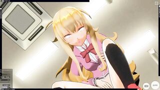 3D HENTAI Gabriel Masturbates in the Classroom