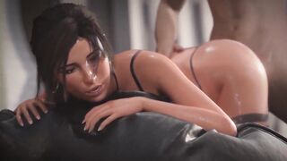 Lara Croft Naughty Office Part 2