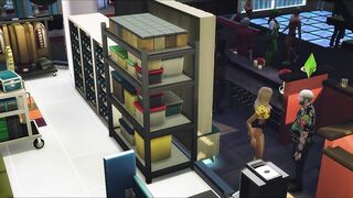 My waitress give me a fast blowjob for a molly. SIMS 4 - 1