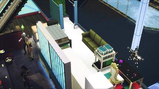 My waitress give me a fast blowjob for a molly. SIMS 4 - 1