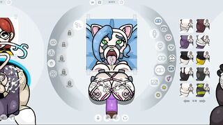 Fapwall Weird Hentai game Felicia Darkstalker intense fuck