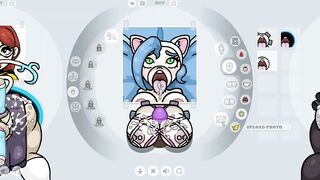 Fapwall Weird Hentai game Felicia Darkstalker intense fuck