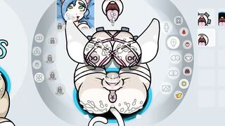 Fapwall Weird Hentai game Felicia Darkstalker intense fuck