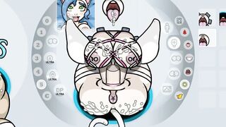 Fapwall Weird Hentai game Felicia Darkstalker intense fuck