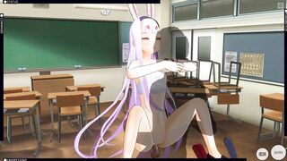 3D HENTAI Shimakaze Cums in her Pussy