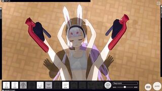 3D HENTAI Shimakaze Cums in her Pussy