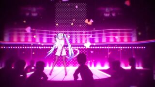 MMD Miku Stepfamily Stepsister with Succubus Micro Bikini & Hot School Girl Curvy Body 3d Hentai