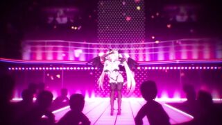 MMD Miku Stepfamily Stepsister with Succubus Micro Bikini & Hot School Girl Curvy Body 3d Hentai
