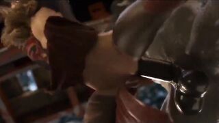 3D ANIMATED HENTAI Monster with Big Cock // Hard Fuck