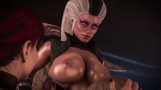 Cassie Sucks Off Sindel With A Little Help
