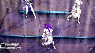 [MMD] Wisin & Yandel - Follow the Leader Ahri Kaisa Seraphine Akali Lux Hot Dance 4K UHD 60FPS
