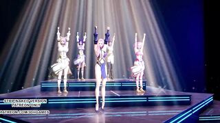 [MMD] Wisin & Yandel - Follow the Leader Ahri Kaisa Seraphine Akali Lux Hot Dance 4K UHD 60FPS