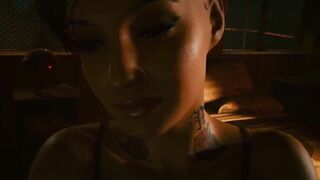 Cyberpunk 2077 - Lesbian FULL Sex with Judy Alvarez, XMod