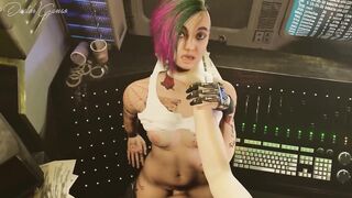 Judy Gets her Pussy Filled by a Big Cock - CyberPunk 2077 - 3D Porn Animation