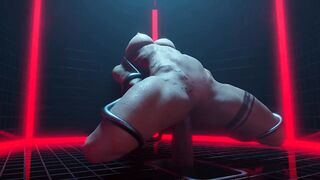 Lara Croft Takes A Huge Toy Anally