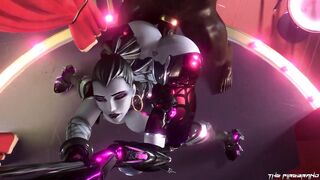 Widowmaker Insane Anal Session BBC Version