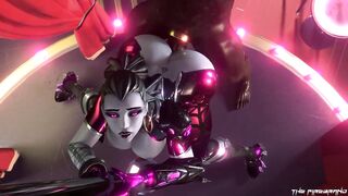 Widowmaker Insane Anal Session BBC Version