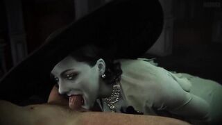 Alcina Dimitrescu Balls Deep Blowjob