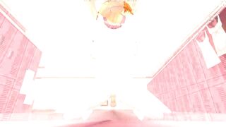 3D HENTAI POV Redhead Schoolgirl Fucks with the Coach at School