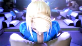 Samus Aran SFM Montage | zero Suit Handjob/Blowjob |