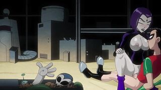 raven and robin going at it