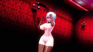 Mmd R18 Haku Bunny Girl Prepare her Pussy for Master Fucker 3d Hentai