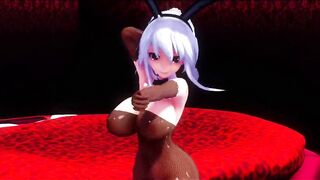 Mmd R18 Haku Bunny Girl Prepare her Pussy for Master Fucker 3d Hentai