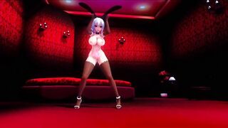 Mmd R18 Haku Bunny Girl Prepare her Pussy for Master Fucker 3d Hentai