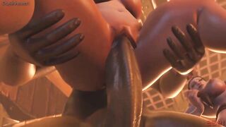 Orcs & Dwarves by NYL ENHANCED 2021 - a 3D Futa Animation Edited by Duskhaven