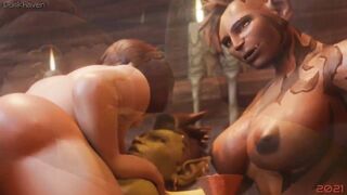 Orcs & Dwarves by NYL ENHANCED 2021 - a 3D Futa Animation Edited by Duskhaven
