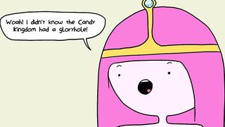 Princess Bubblegum Finds a Gloryhole and Sucks Dick - Adventure Time Porn Parody