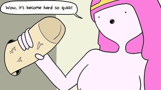 Princess Bubblegum Finds a Gloryhole and Sucks Dick - Adventure Time Porn Parody