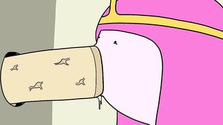 Princess Bubblegum Finds a Gloryhole and Sucks Dick - Adventure Time Porn Parody