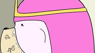 Princess Bubblegum Finds a Gloryhole and Sucks Dick - Adventure Time Porn Parody