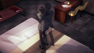 3D HENTAI Mika from Girls Und Panzer Fucked in the Room