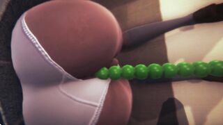 3D HENTAI Mika from Girls Und Panzer Fucked in the Room
