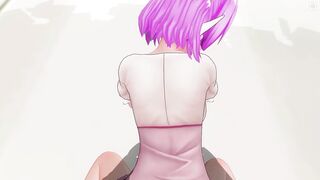 3D HENTAI POV Cute Elf Doggy Style Fucking