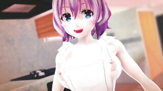 Mmd R18 Princess Girl Temptation to become Demon Succubus Cock Sucker and Cum Swallow