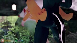 Fox Girl Gets Fucked by Shadow Demon - VSFurry