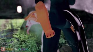 Fox Girl Gets Fucked by Shadow Demon - VSFurry