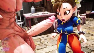 Chun-Li Street Fight