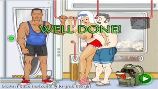 Fucked a Girl on a Train while an Athlete, a Cuckold, does not see | Pc Gameplay