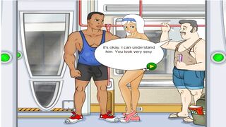 Fucked a Girl on a Train while an Athlete, a Cuckold, does not see | Pc Gameplay
