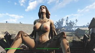 Tattooed Women in Fallout. Sex with Kindling Music | PC Gameplay