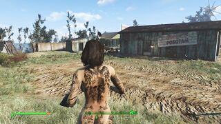 Tattooed Women in Fallout. Sex with Kindling Music | PC Gameplay
