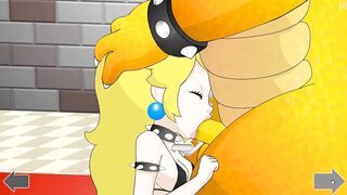 Princess Peach : Blowjob by Neonmonkey