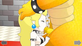 Princess Peach : Blowjob by Neonmonkey