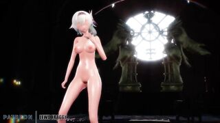 Genshin Impact - Eula Dancing for you [UNCENSORED HENTAI 4K]