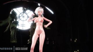 Genshin Impact - Eula Dancing for you [UNCENSORED HENTAI 4K]