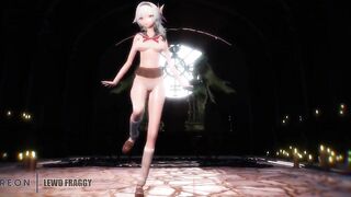 Genshin Impact - Eula Dancing for you [UNCENSORED HENTAI 4K]